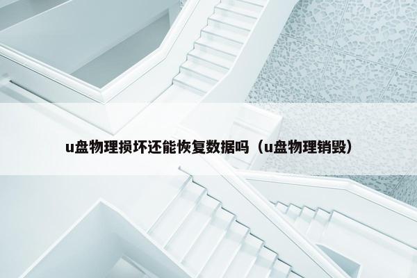 u盘物理损坏还能恢复数据吗（u盘物理销毁）