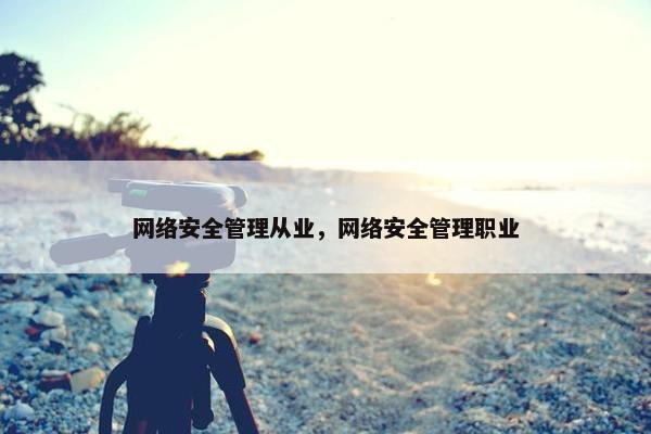 网络安全管理从业，网络安全管理职业