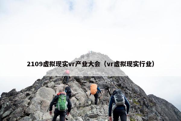 2109虚拟现实vr产业大会（vr虚拟现实行业）