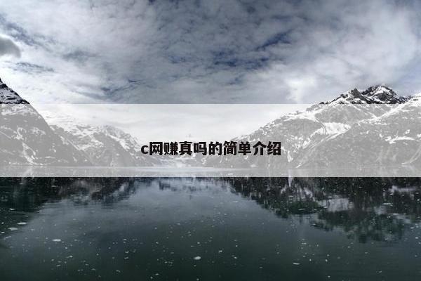 c网赚真吗的简单介绍
