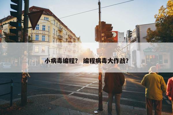小病毒编程？ 编程病毒大作战？