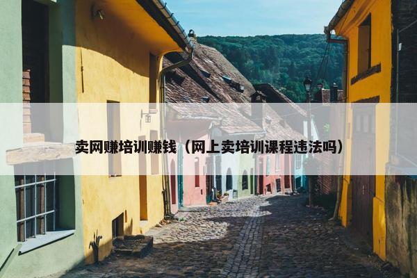 卖网赚培训赚钱（网上卖培训课程违法吗）