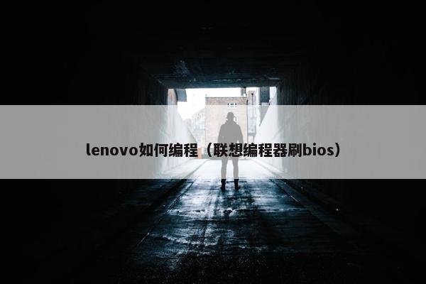 lenovo如何编程（联想编程器刷bios）