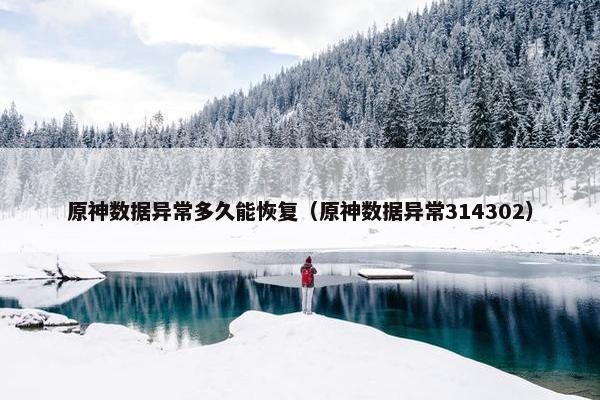 原神数据异常多久能恢复（原神数据异常314302）