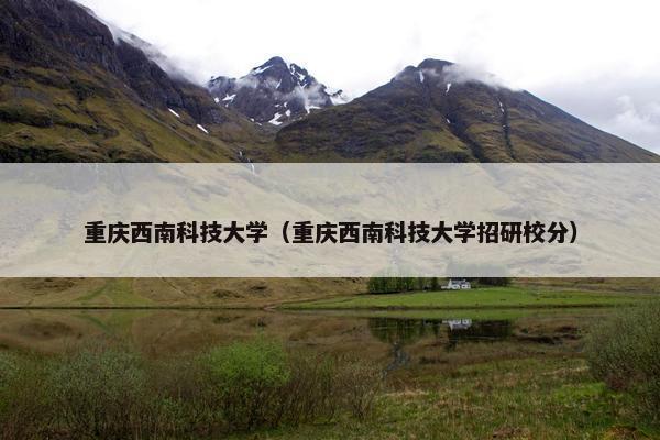 重庆西南科技大学（重庆西南科技大学招研校分）