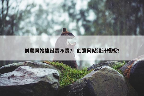 创意网站建设贵不贵？ 创意网站设计模板？