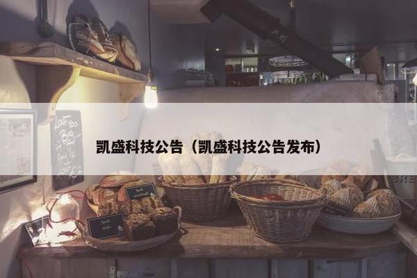凯盛科技公告（凯盛科技公告发布）