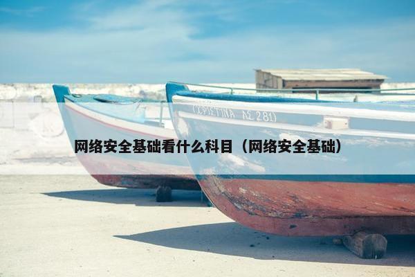 网络安全基础看什么科目（网络安全基础）
