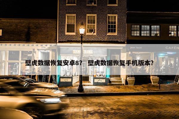 壁虎数据恢复安卓8？ 壁虎数据恢复手机版本？