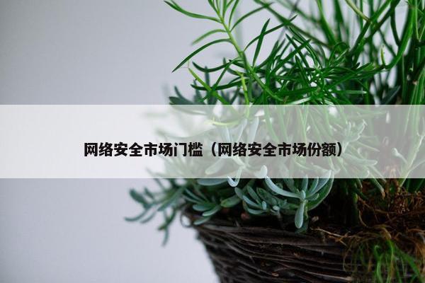 网络安全市场门槛（网络安全市场份额）