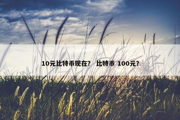 10元比特币现在？ 比特币 100元？