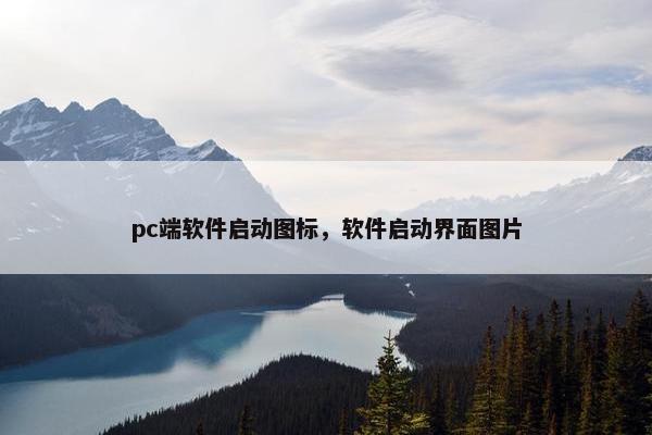 pc端软件启动图标，软件启动界面图片
