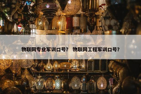 物联网专业军训口号？ 物联网工程军训口号？