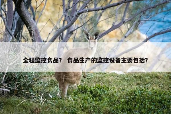 全程监控食品？ 食品生产的监控设备主要包括？
