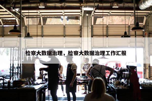 检察大数据治理，检察大数据治理工作汇报