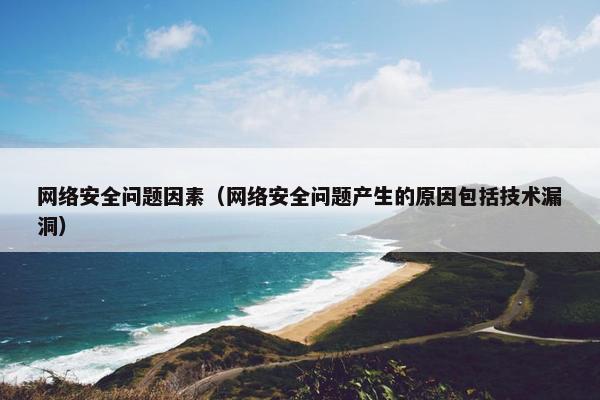 网络安全问题因素（网络安全问题产生的原因包括技术漏洞）