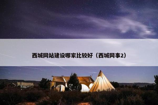 西城网站建设哪家比较好（西城网事2）