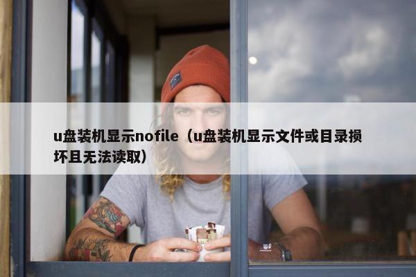 u盘装机显示nofile（u盘装机显示文件或目录损坏且无法读取）