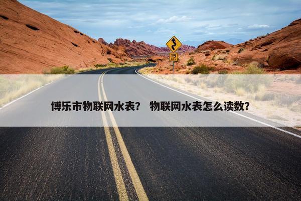 博乐市物联网水表？ 物联网水表怎么读数？