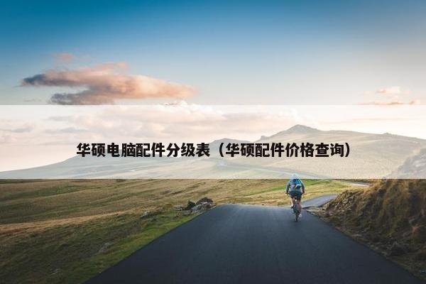 华硕电脑配件分级表（华硕配件价格查询）