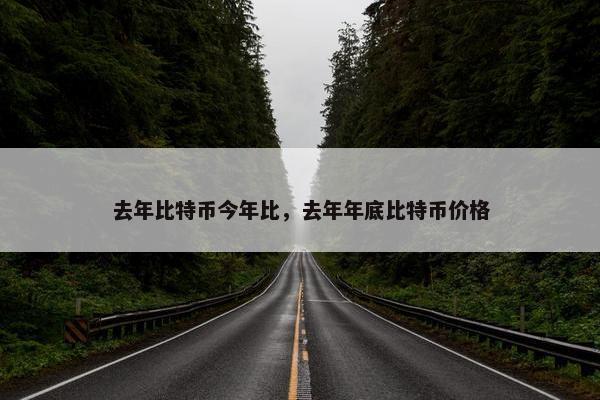 去年比特币今年比，去年年底比特币价格