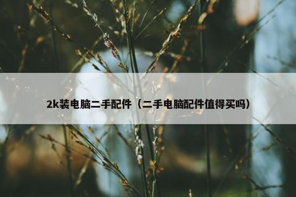2k装电脑二手配件（二手电脑配件值得买吗）