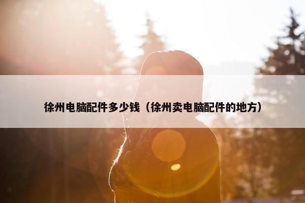 徐州电脑配件多少钱（徐州卖电脑配件的地方）
