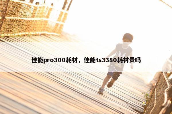 佳能pro300耗材，佳能ts3380耗材贵吗