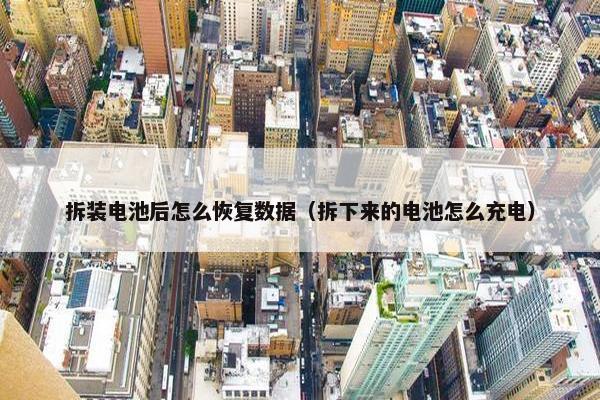 拆装电池后怎么恢复数据（拆下来的电池怎么充电）