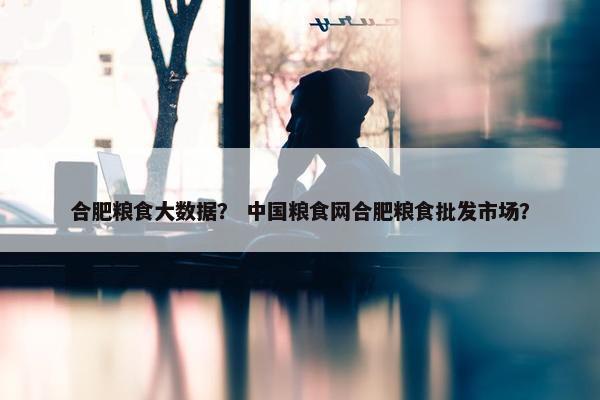 合肥粮食大数据？ 中国粮食网合肥粮食批发市场？