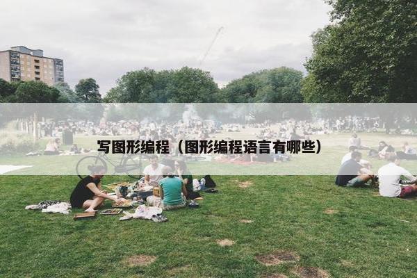 写图形编程（图形编程语言有哪些）