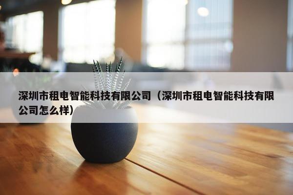 深圳市租电智能科技有限公司（深圳市租电智能科技有限公司怎么样）