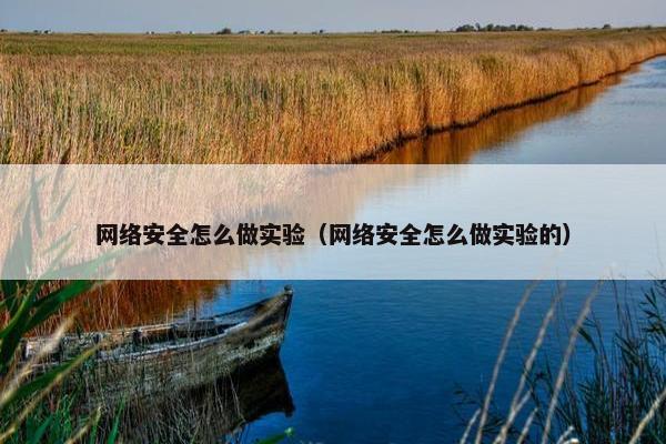 网络安全怎么做实验（网络安全怎么做实验的）